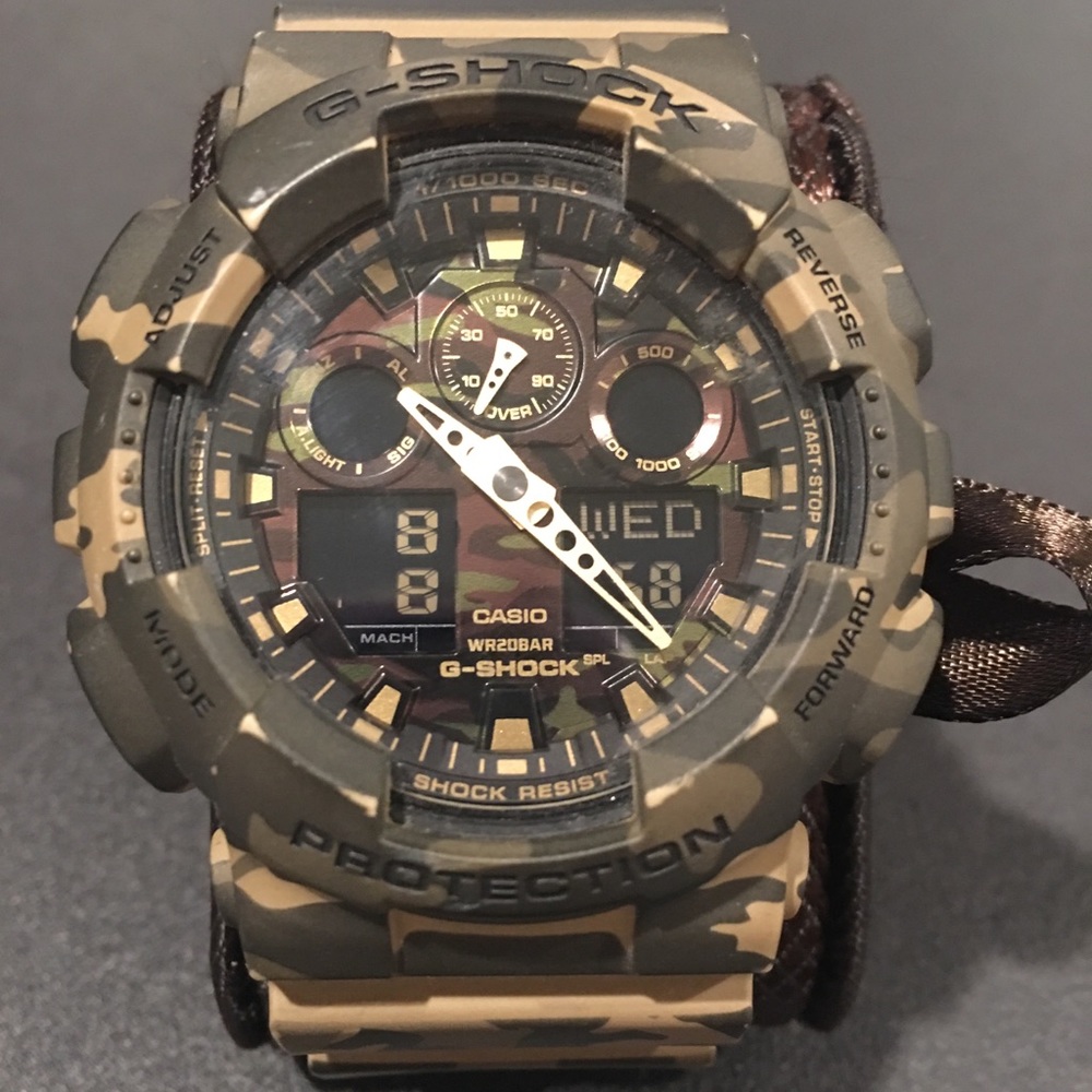 G-Shock Camouflage GA-100cm (Unisex) Watch